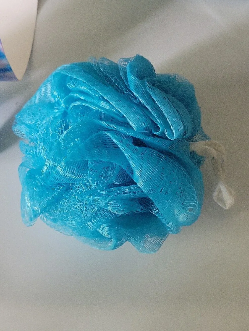 4-Piece Bath Cleansing Set with Clear Travel Bag - Blue